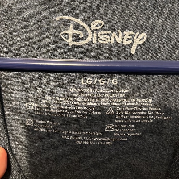 Disney Donald Duck tee shirt Size Large Color Grey - Picture 3 of 4